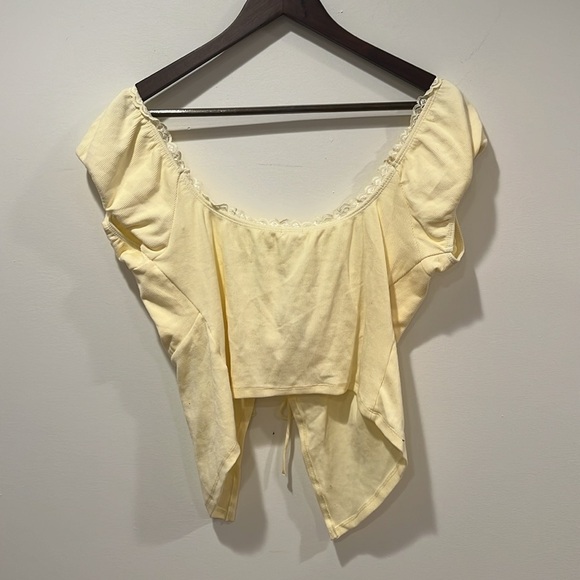 NWT Garage puff Sleeve Top - Size XL - Picture 8 of 8